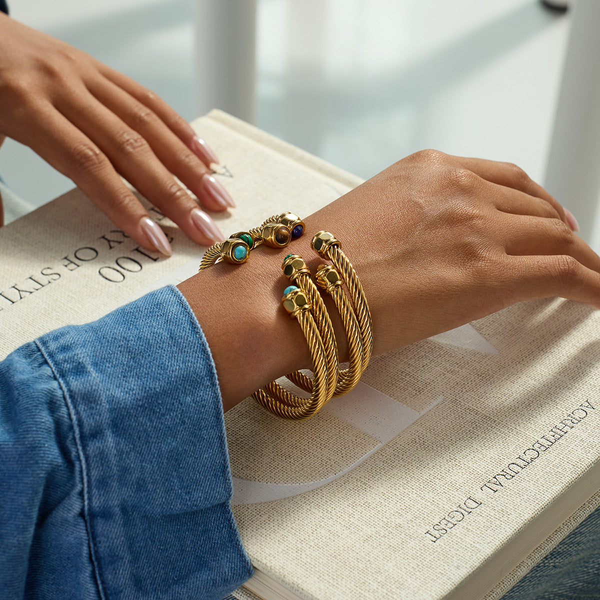 Twist Open Cuff Bracelet