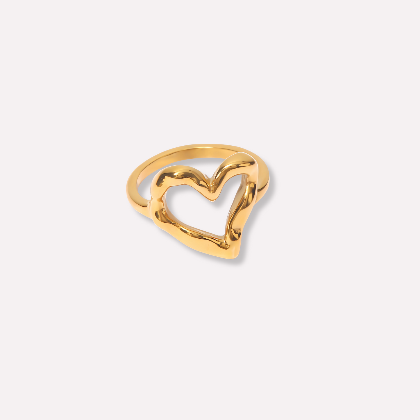Fluid Heart Ring