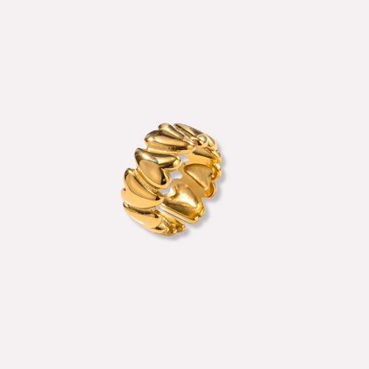 Chunky Heart Link Ring