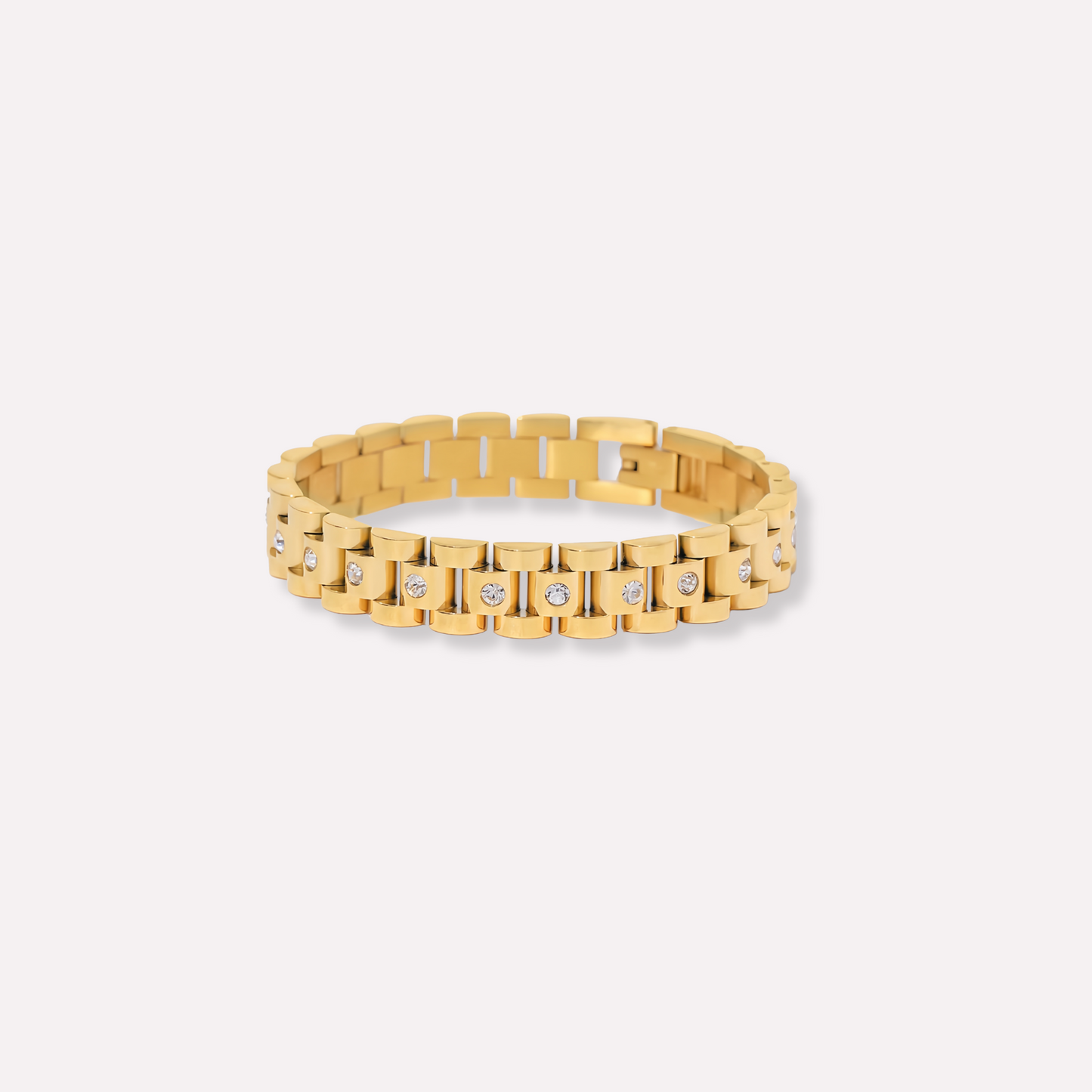 Watch-Inspired Link Bracelet