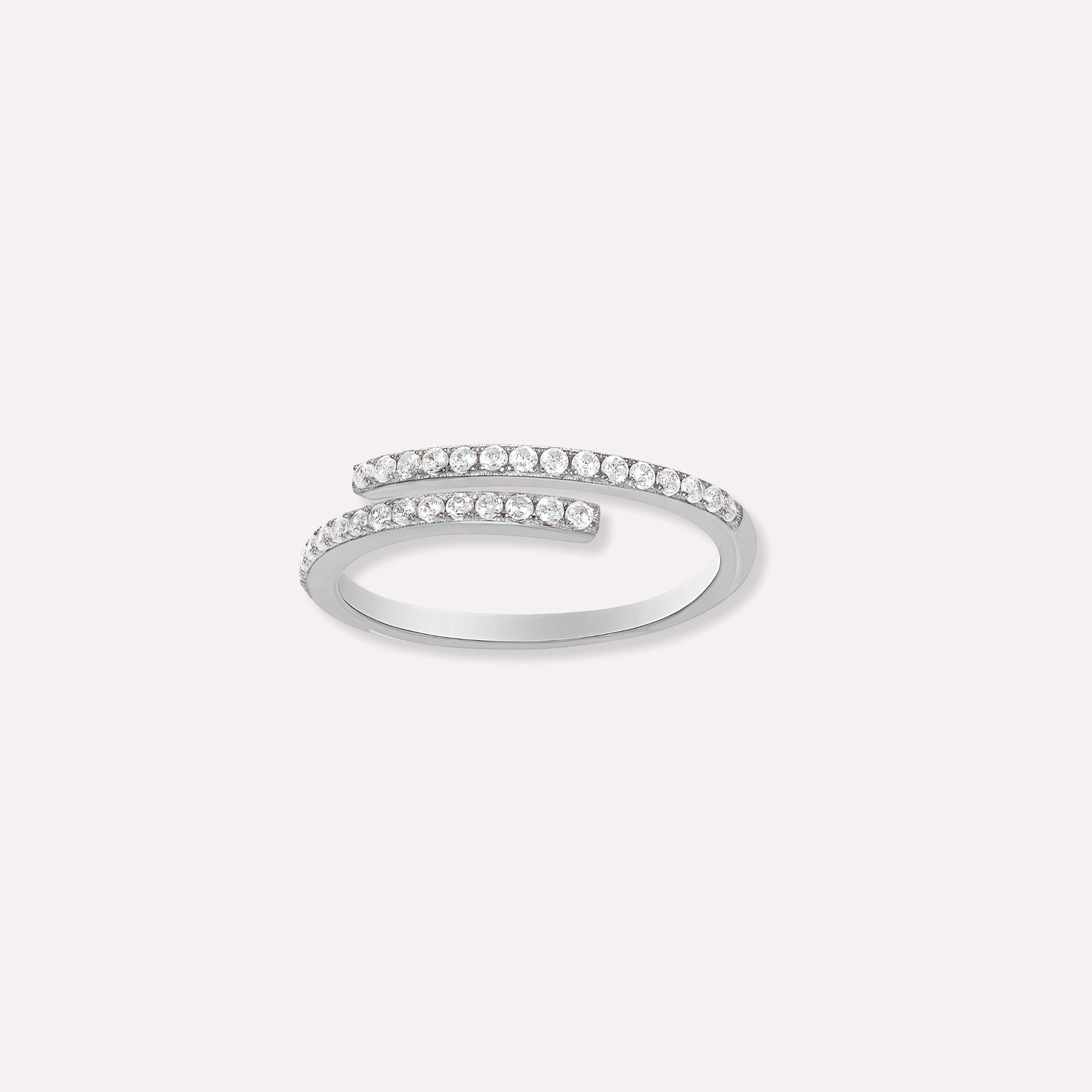 Pavé Open Ring