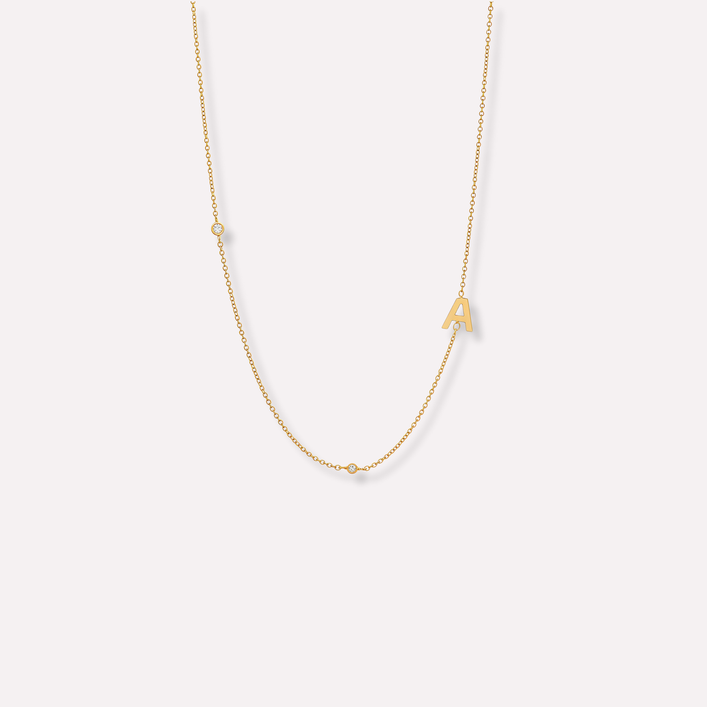 Letter Gemstone Choker