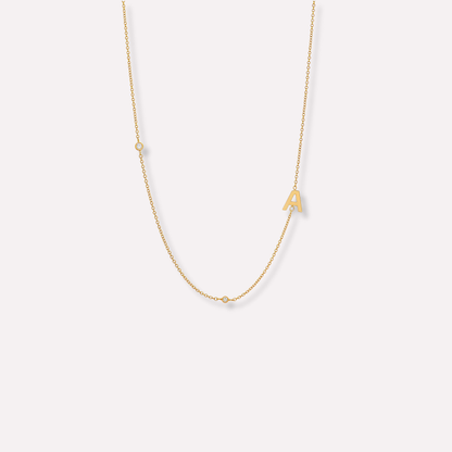 Letter Gemstone Choker