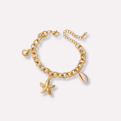 Ocean Charm Link Bracelet