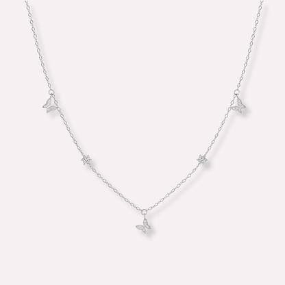 Pavé Butterfly Necklace