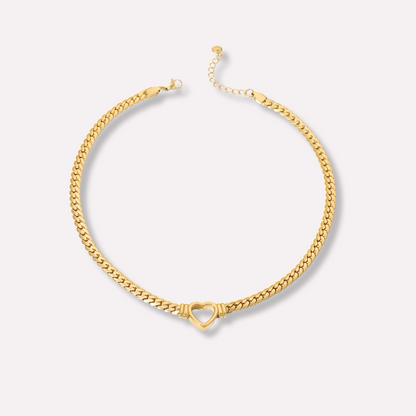 Heart Link Chain Necklace