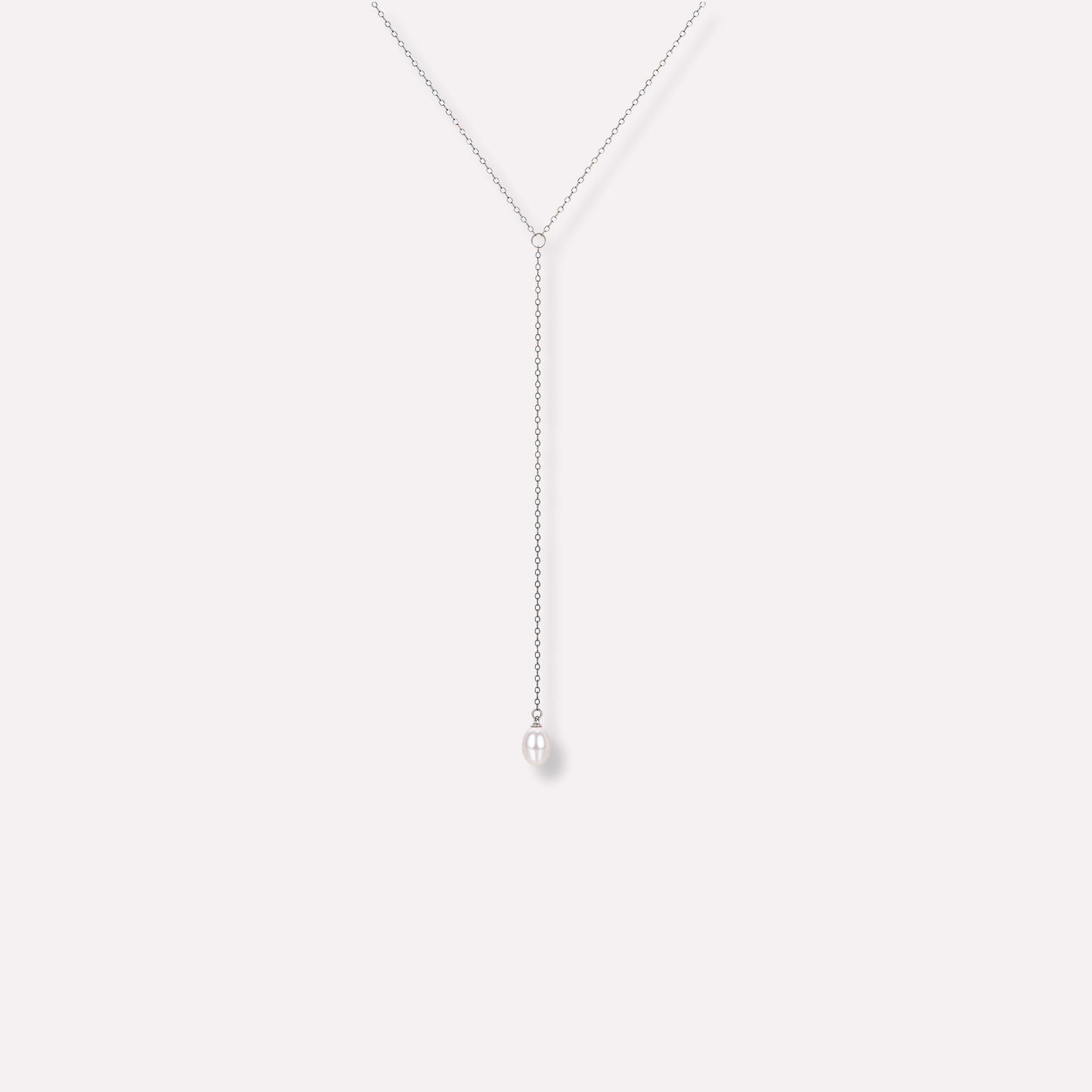 Pearl Lariat Necklace