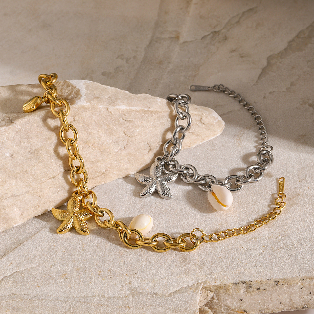Ocean Charm Link Bracelet