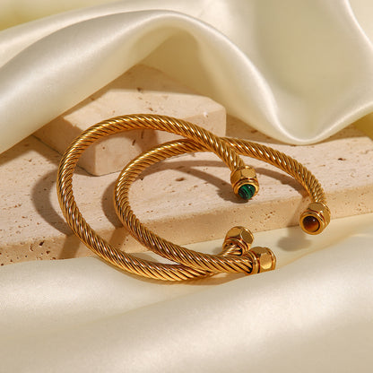 Twist Open Cuff Bracelet