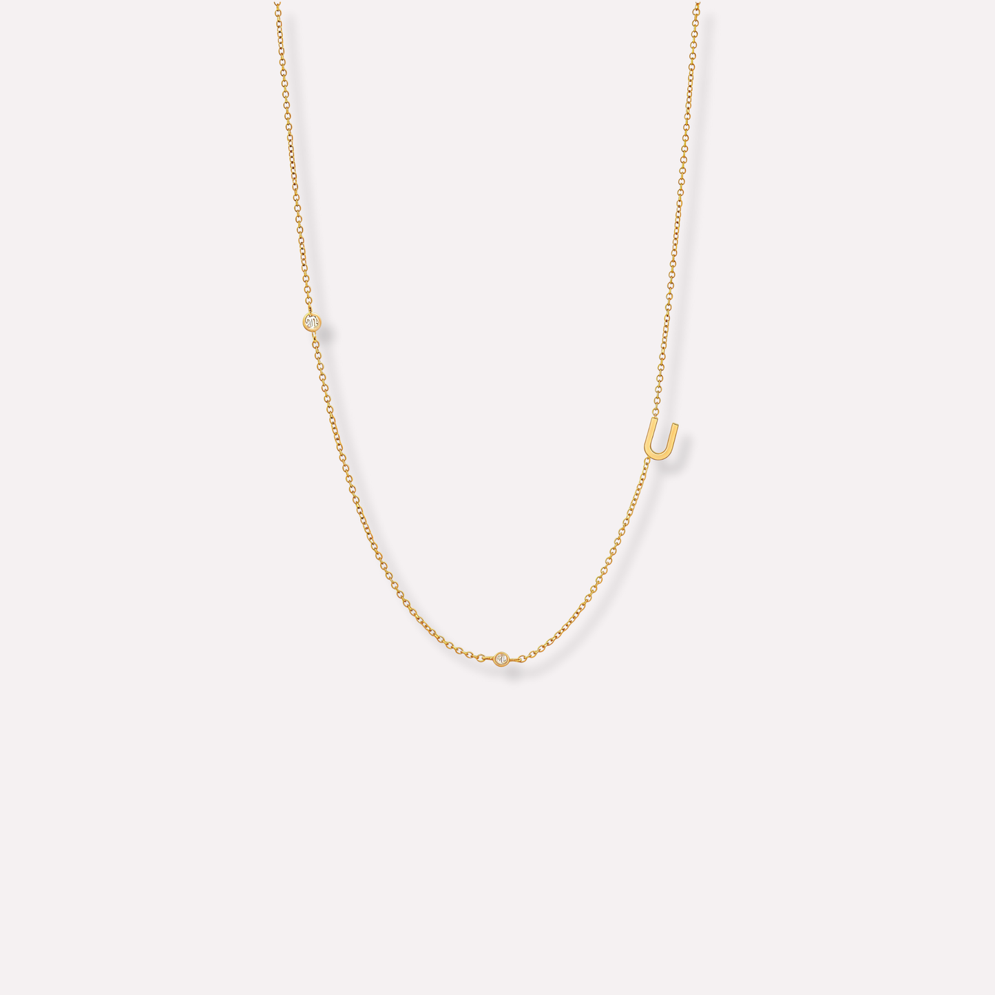 Letter Gemstone Choker