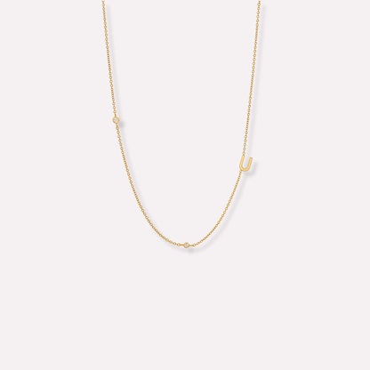 Letter Gemstone Choker