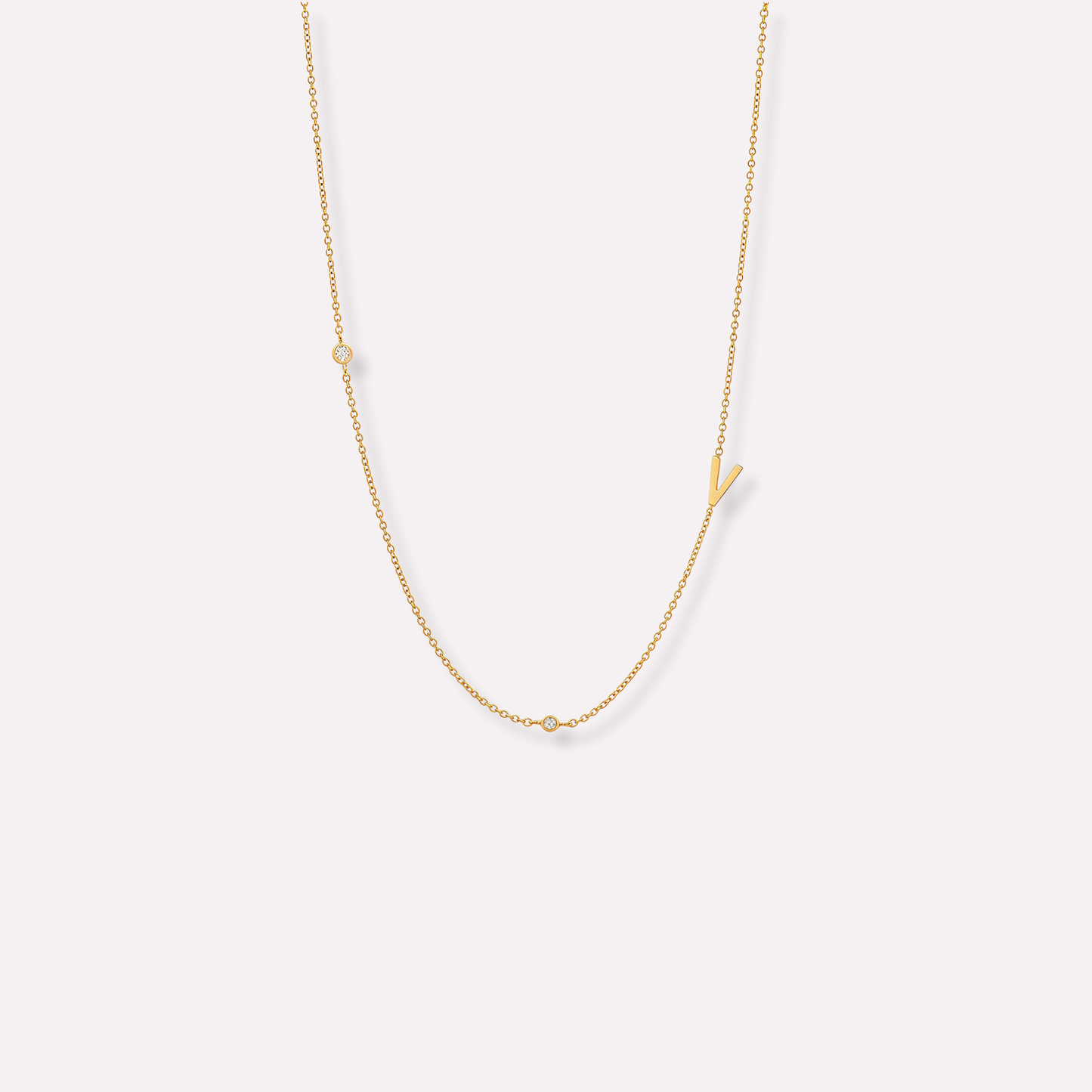 Letter Gemstone Choker