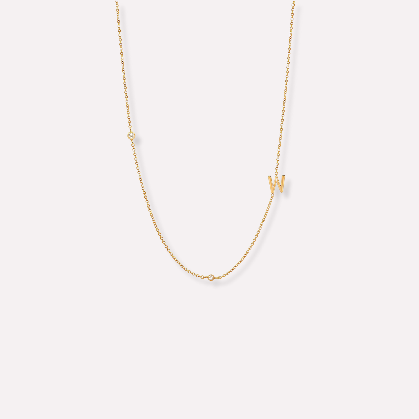Letter Gemstone Choker