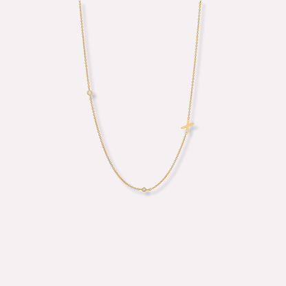 Letter Gemstone Choker