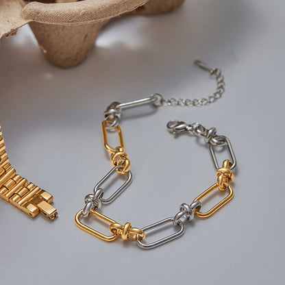 Interlocking Chain Bracelet