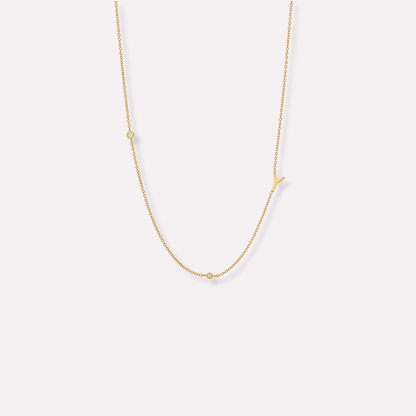 Letter Gemstone Choker