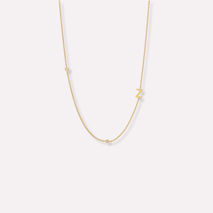 Letter Gemstone Choker