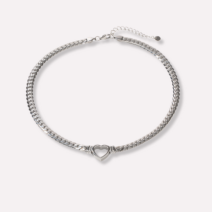 Heart Link Chain Necklace