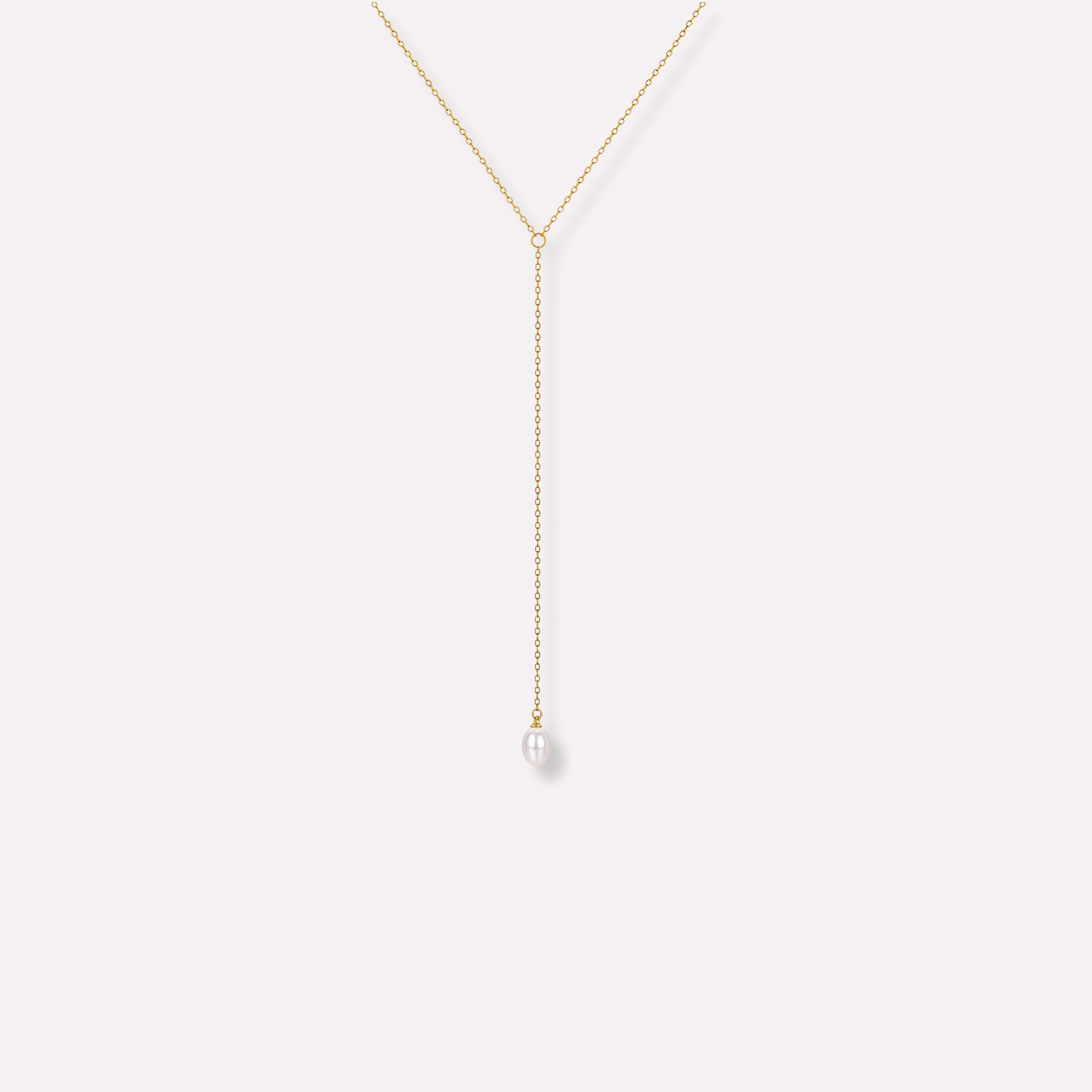 Pearl Lariat Necklace