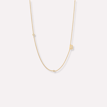 Letter Gemstone Choker