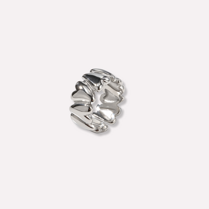 Chunky Heart Link Ring