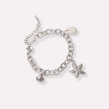 Ocean Charm Link Bracelet