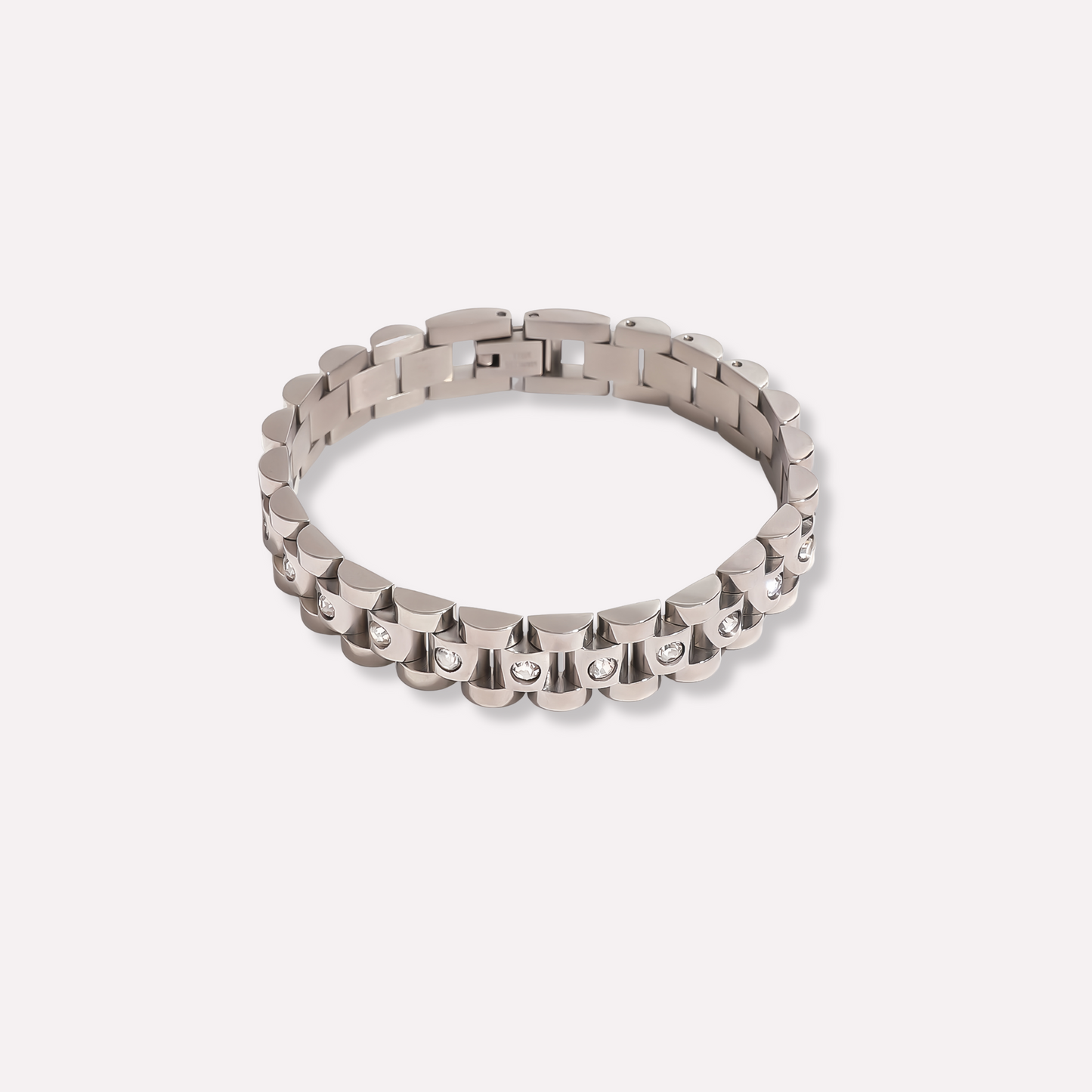 Watch-Inspired Link Bracelet