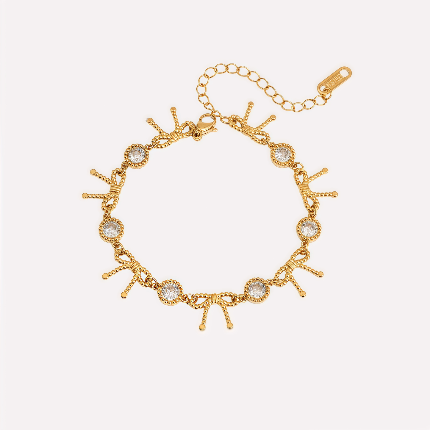 Bow Gemstone bracelet