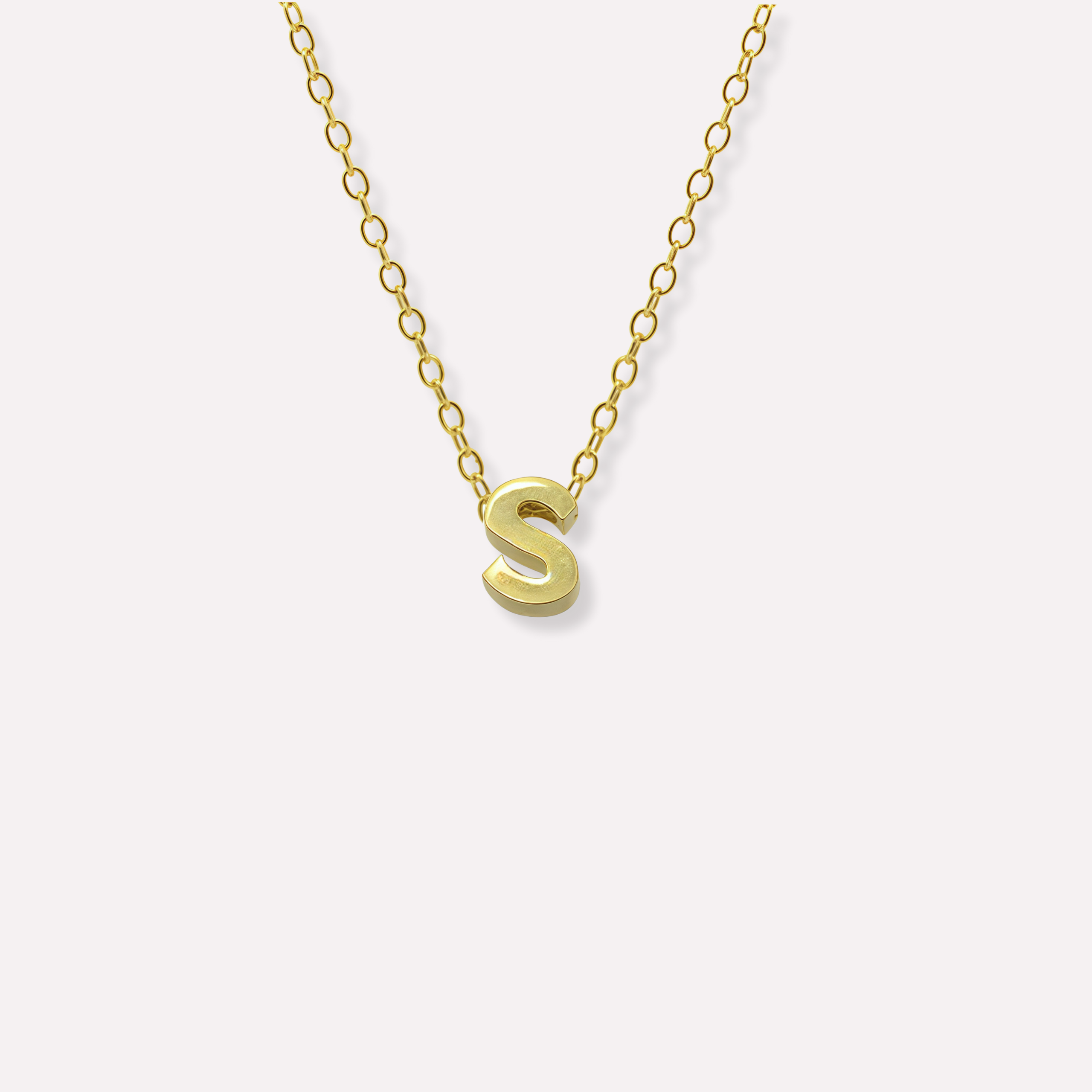 Bold Letter Necklace