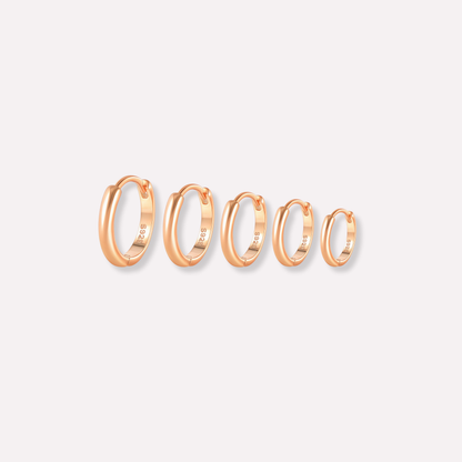 Tube Huggie Hoops