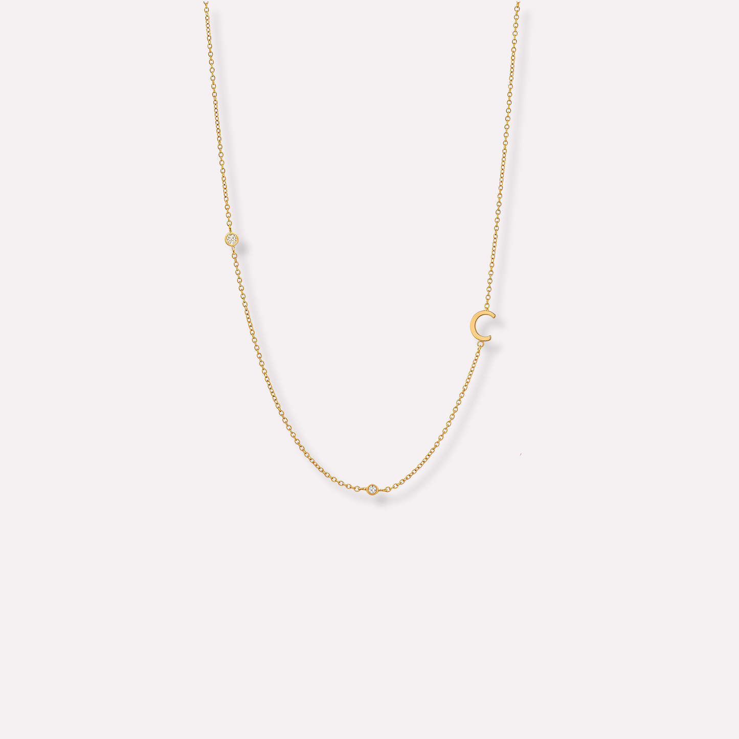 Letter Gemstone Choker