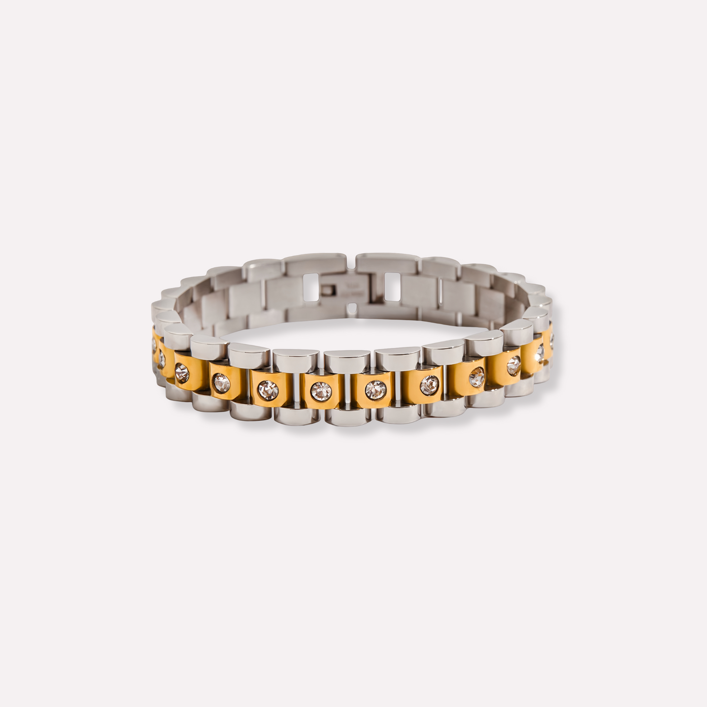 Watch-Inspired Link Bracelet