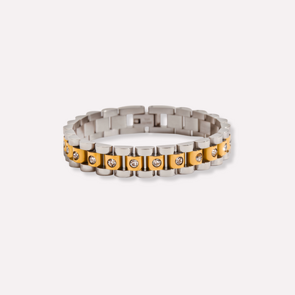 Watch-Inspired Link Bracelet