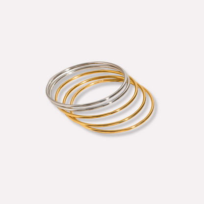 Minimalist Stackable Bangles