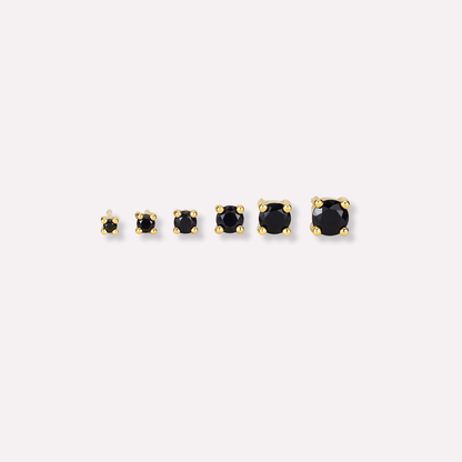 Solitaire Stud Earrings Bundle(6 in total)