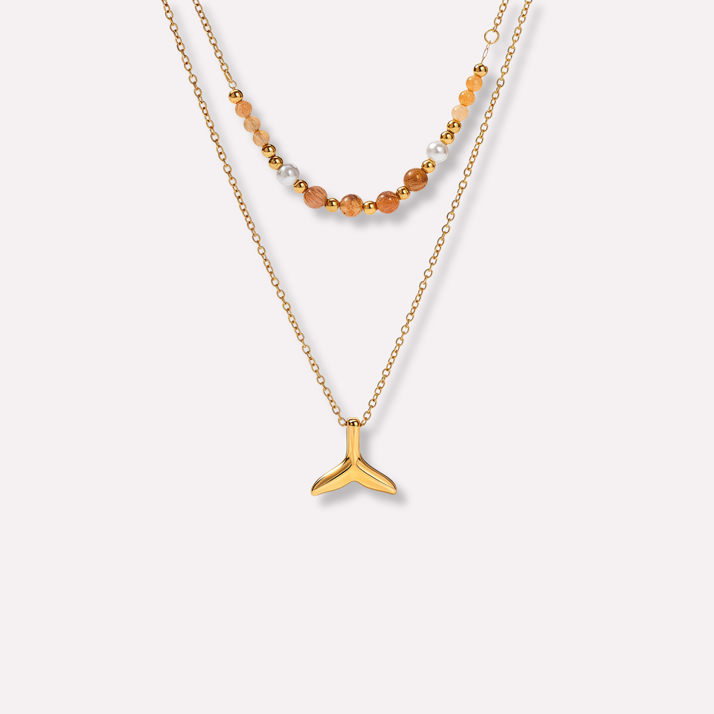 Mermaid Tail Layered Necklace