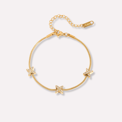 Cross station bracelet
