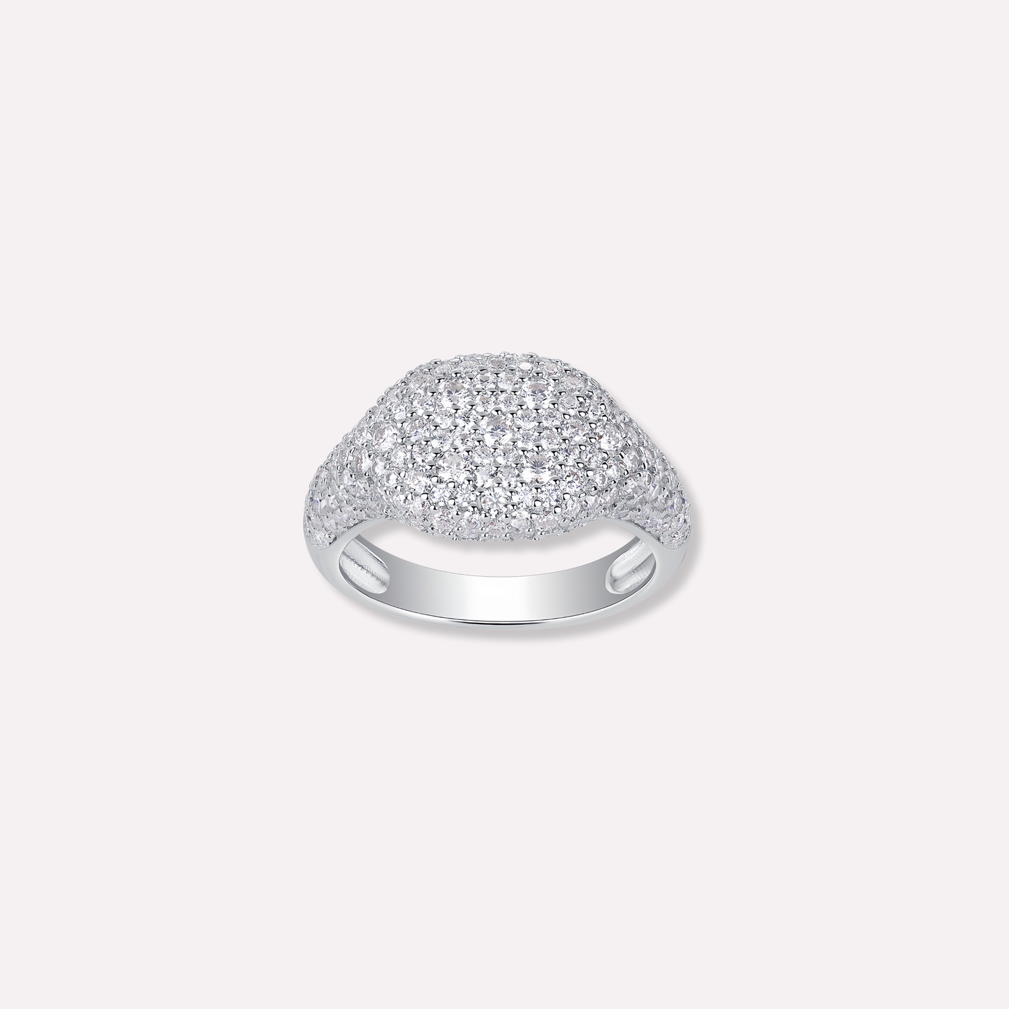 Pavé Moisanite Cocktail Ring