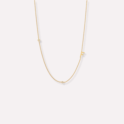Letter Gemstone Choker