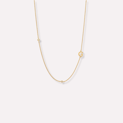 Letter Gemstone Choker