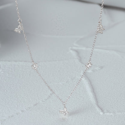 Pavé Butterfly Necklace