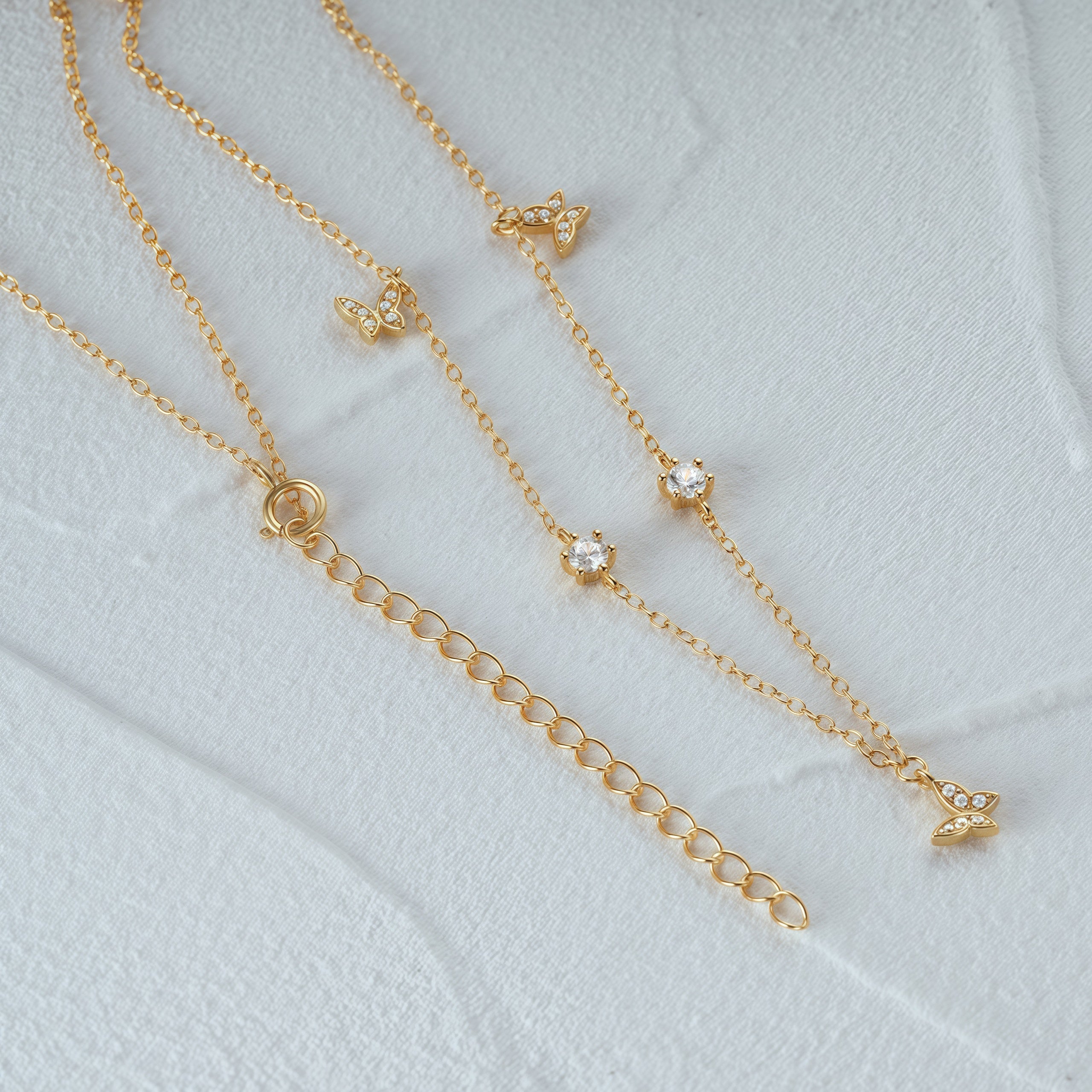 Pavé Butterfly Necklace