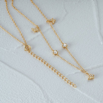 Pavé Butterfly Necklace
