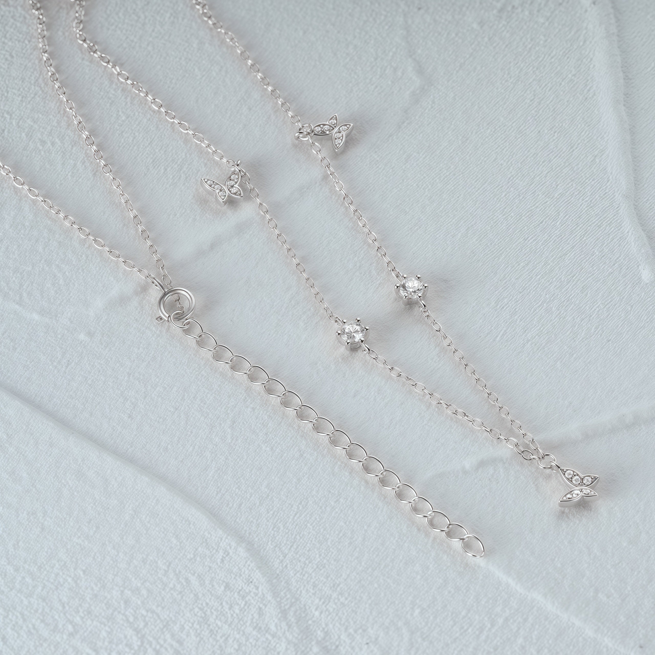 Pavé Butterfly Necklace