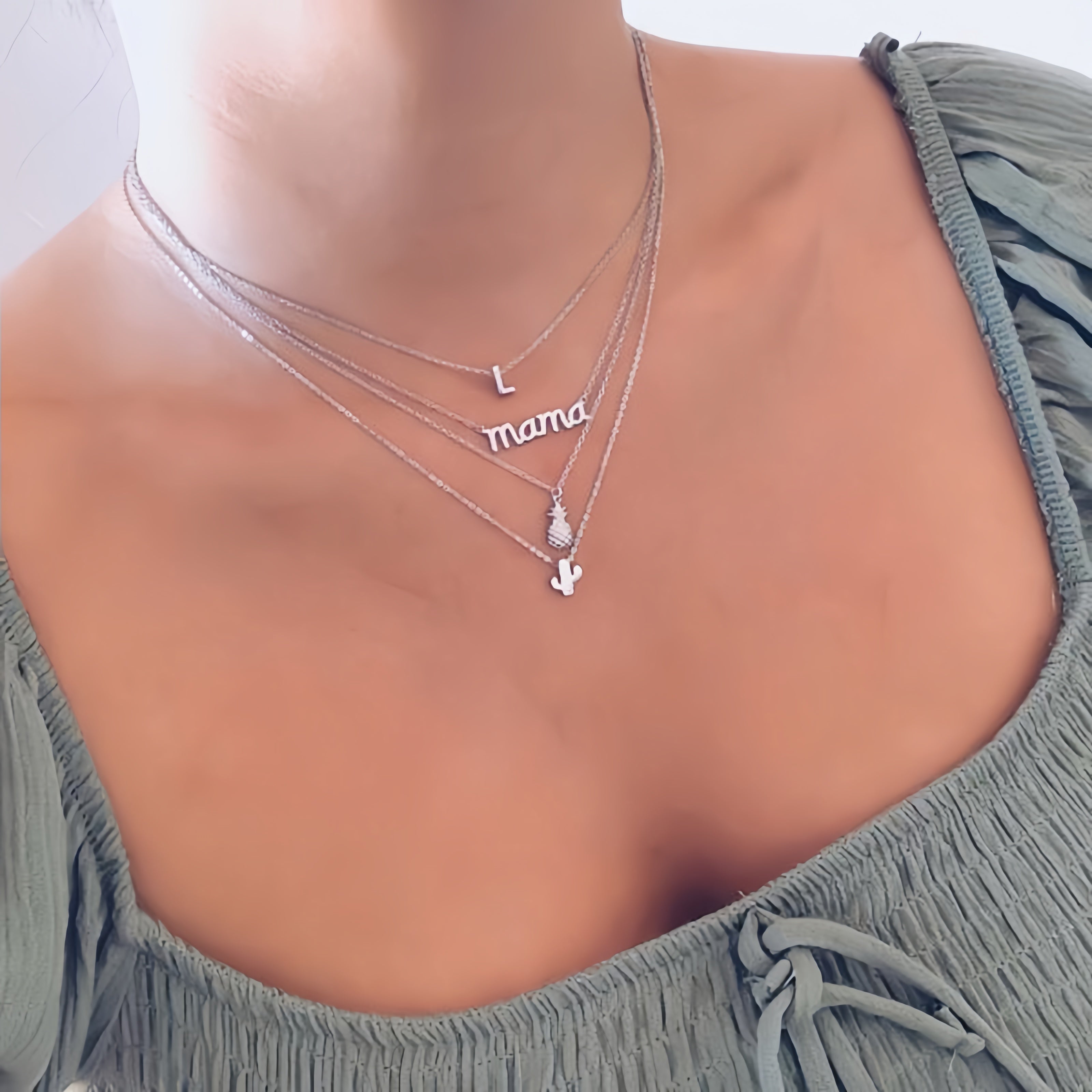 Bold Letter Necklace