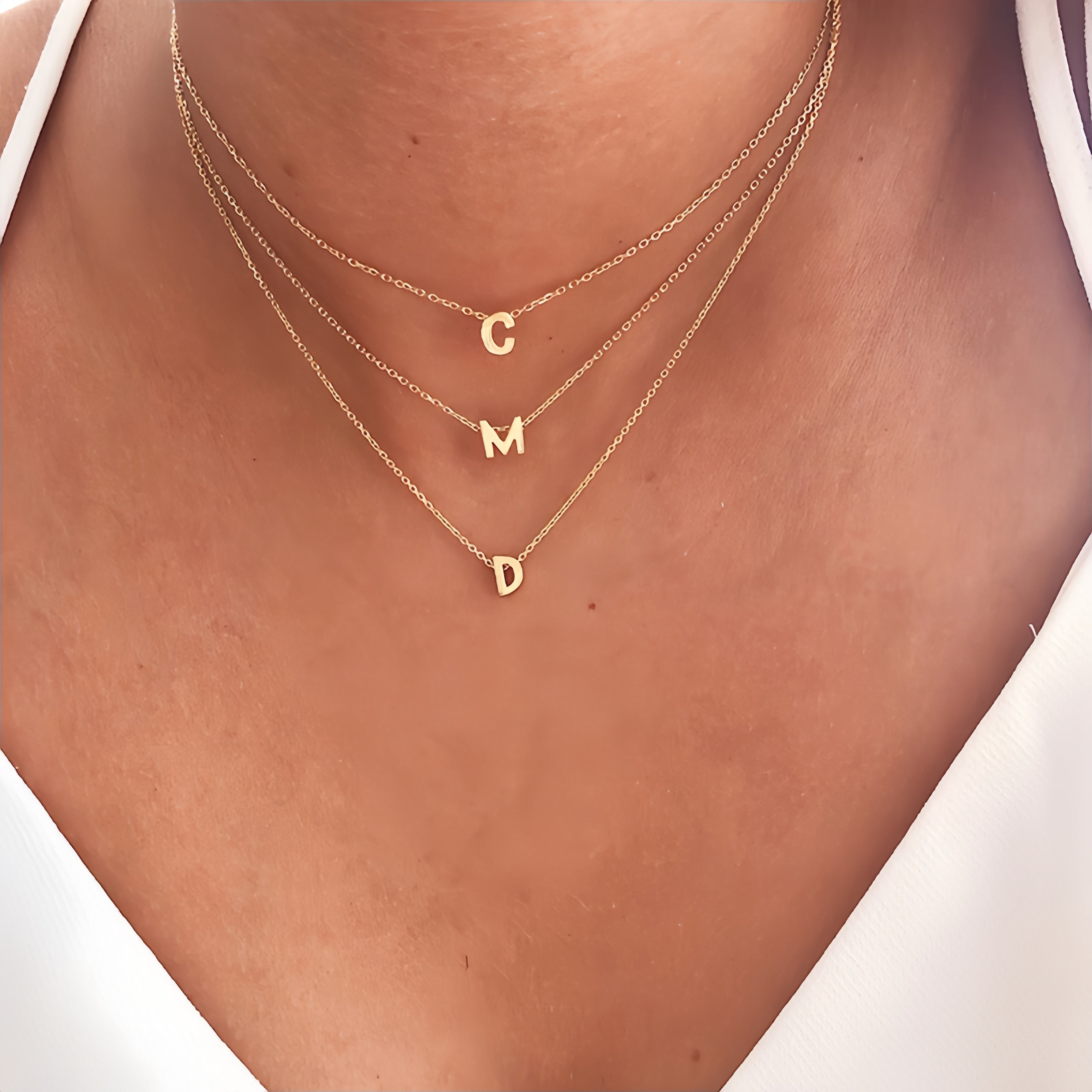 Bold Letter Necklace