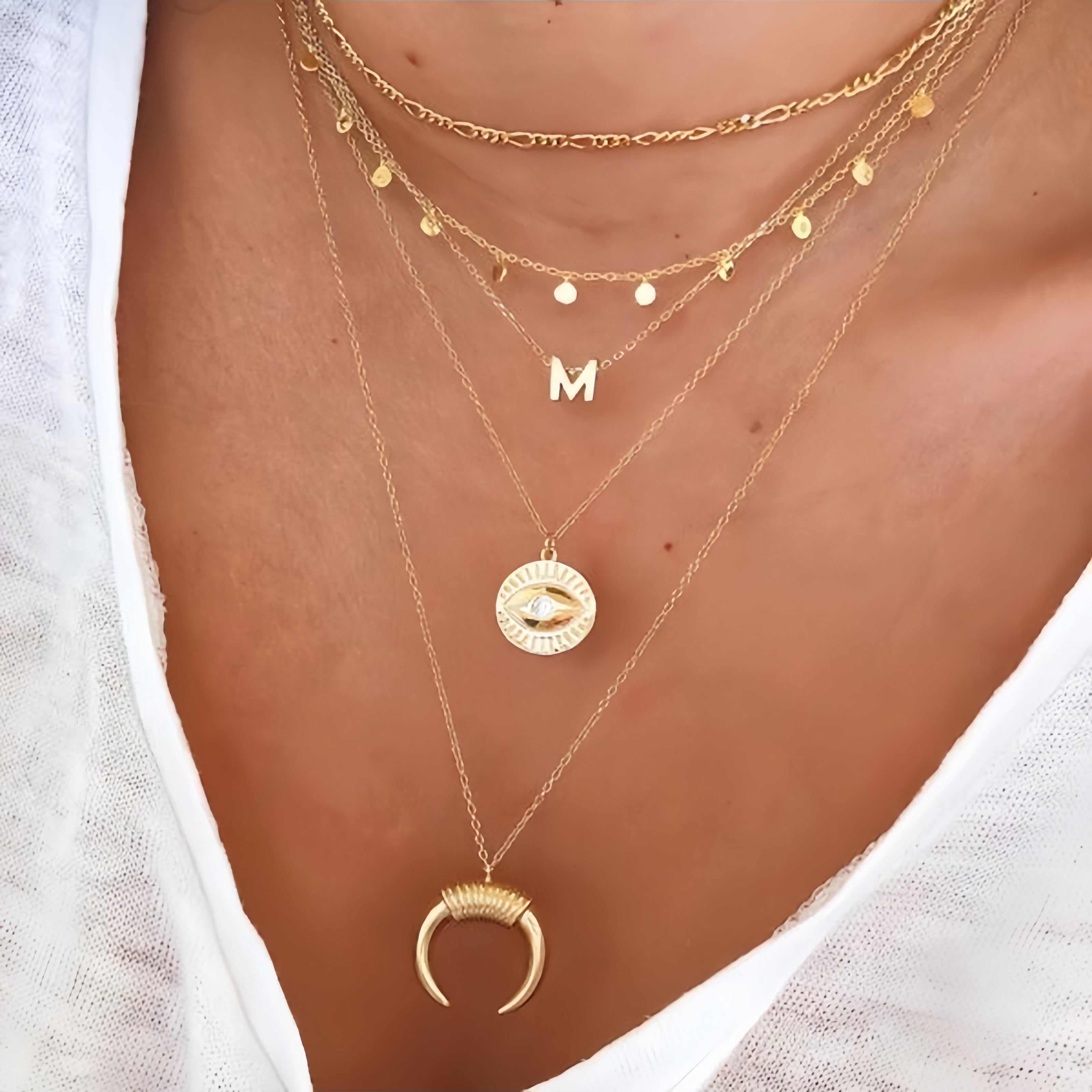 Bold Letter Necklace