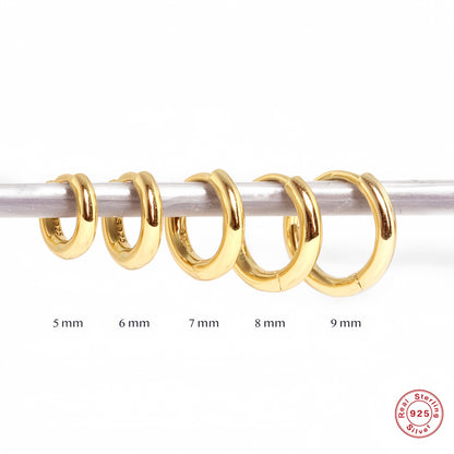 Tube Huggie Hoops