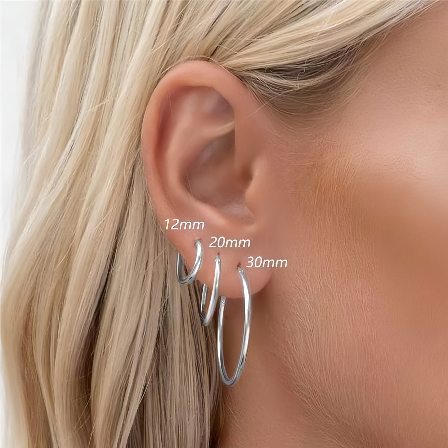 Tube Oversized Hoops Bundle(6 in total)