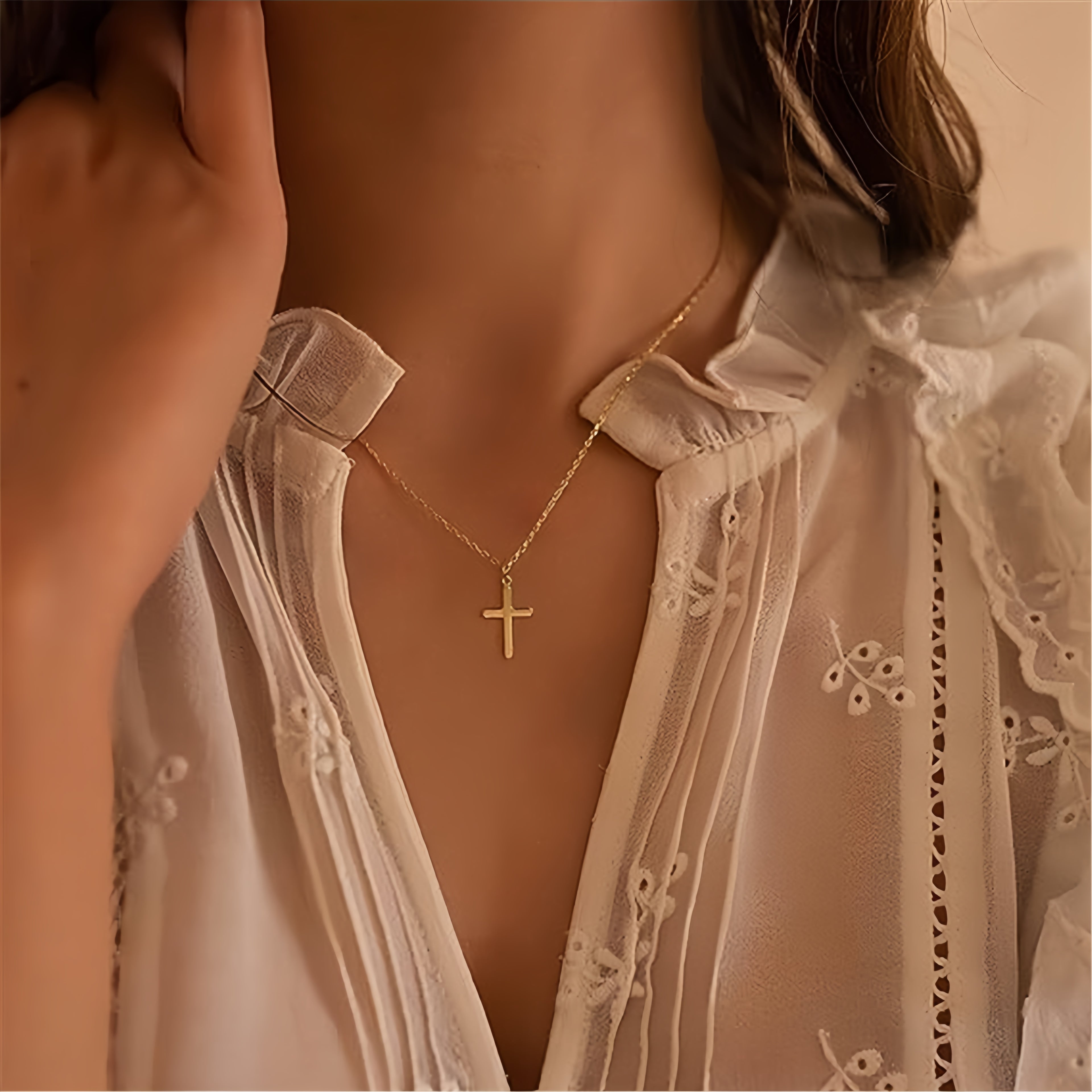Small Cross Necklace
